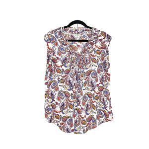 DANIEL RAINN Sleeveless Multicolor Blouse …